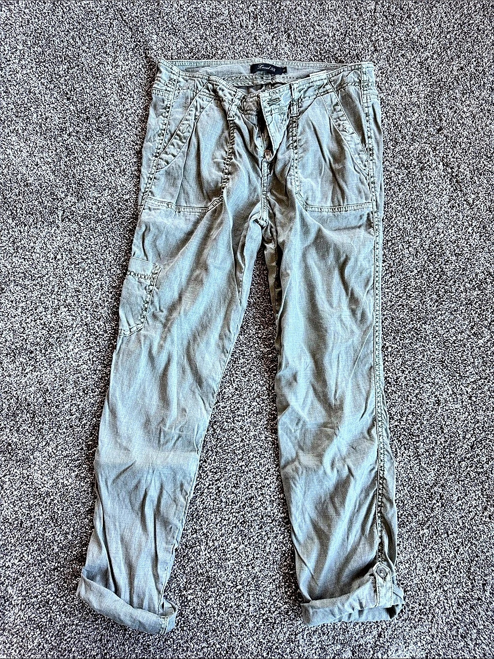 Level 99 Dayla Cargo Pant light Olive Size 28